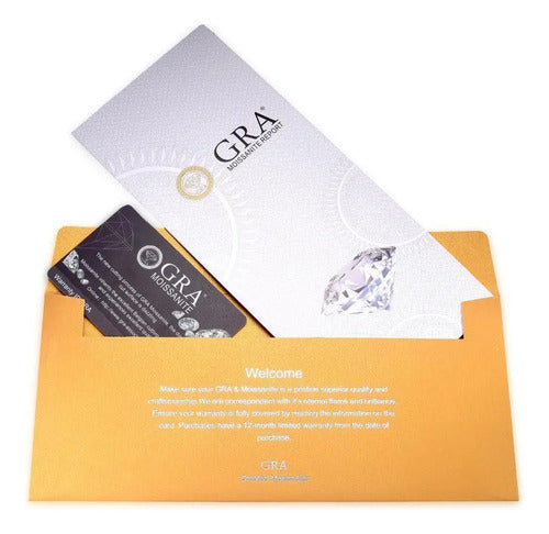 Colar Ponto De Luz Moissanite