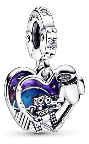 Pingente Berloque Wall-e e Eve