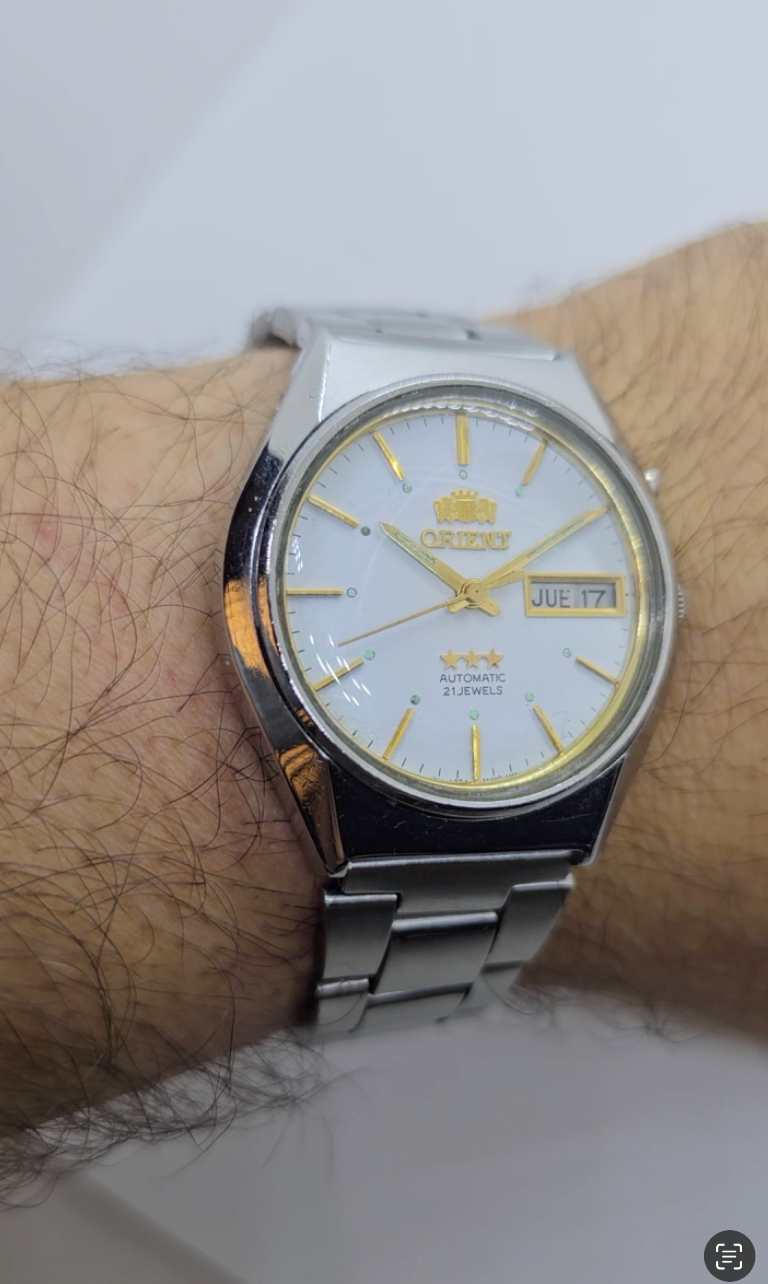 Orient 3 Stars - Classic White