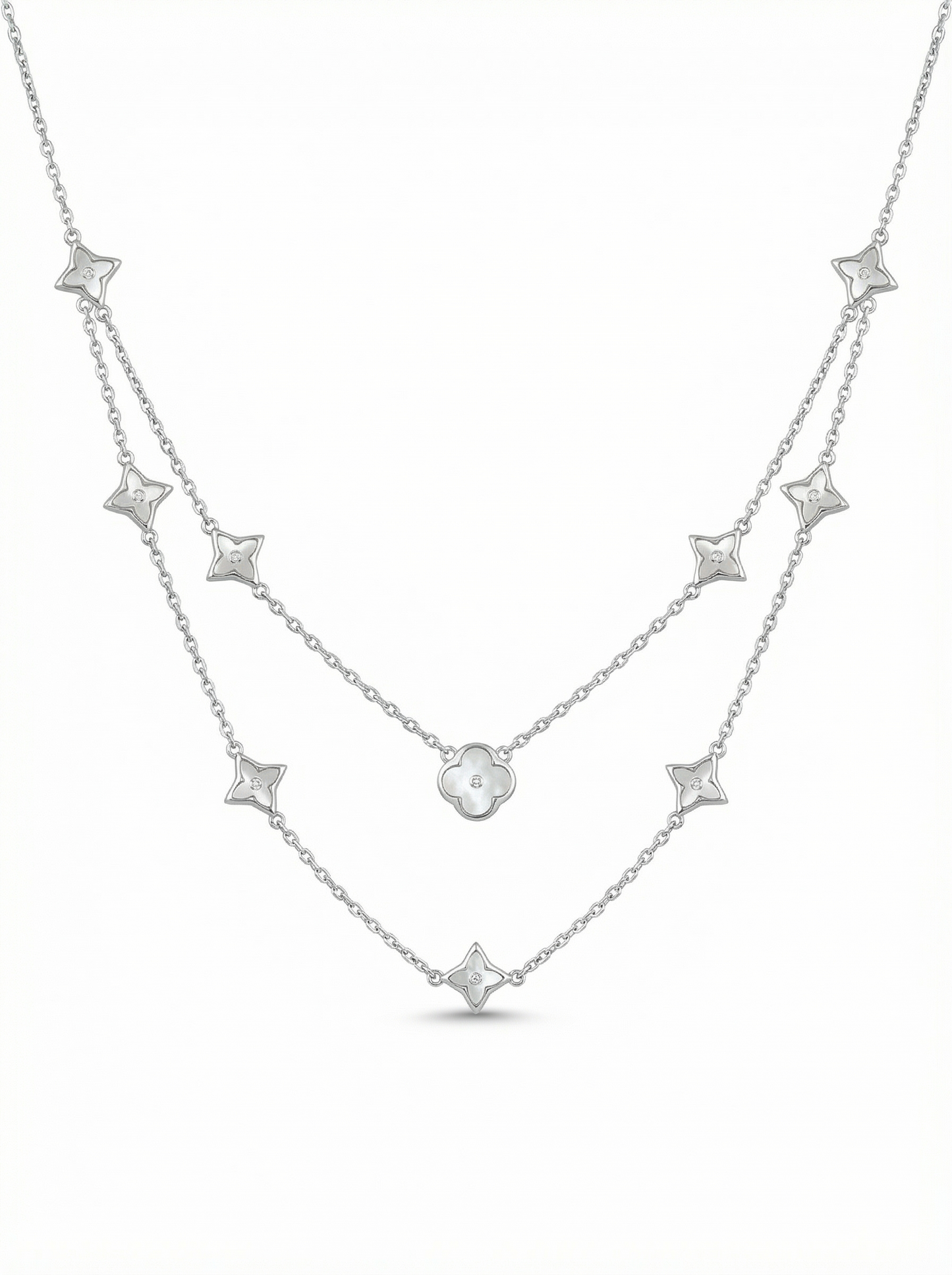 Colar Duplo Vancleff Madreperola