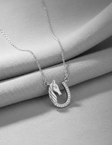 Colar com pingente Head Horseshoe
