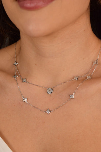 Colar Duplo Vancleff Madreperola