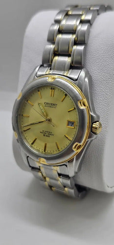 Relógio Orient Automático Zmf 195 Prata E Dourado Prateado E Dourado Dourado
