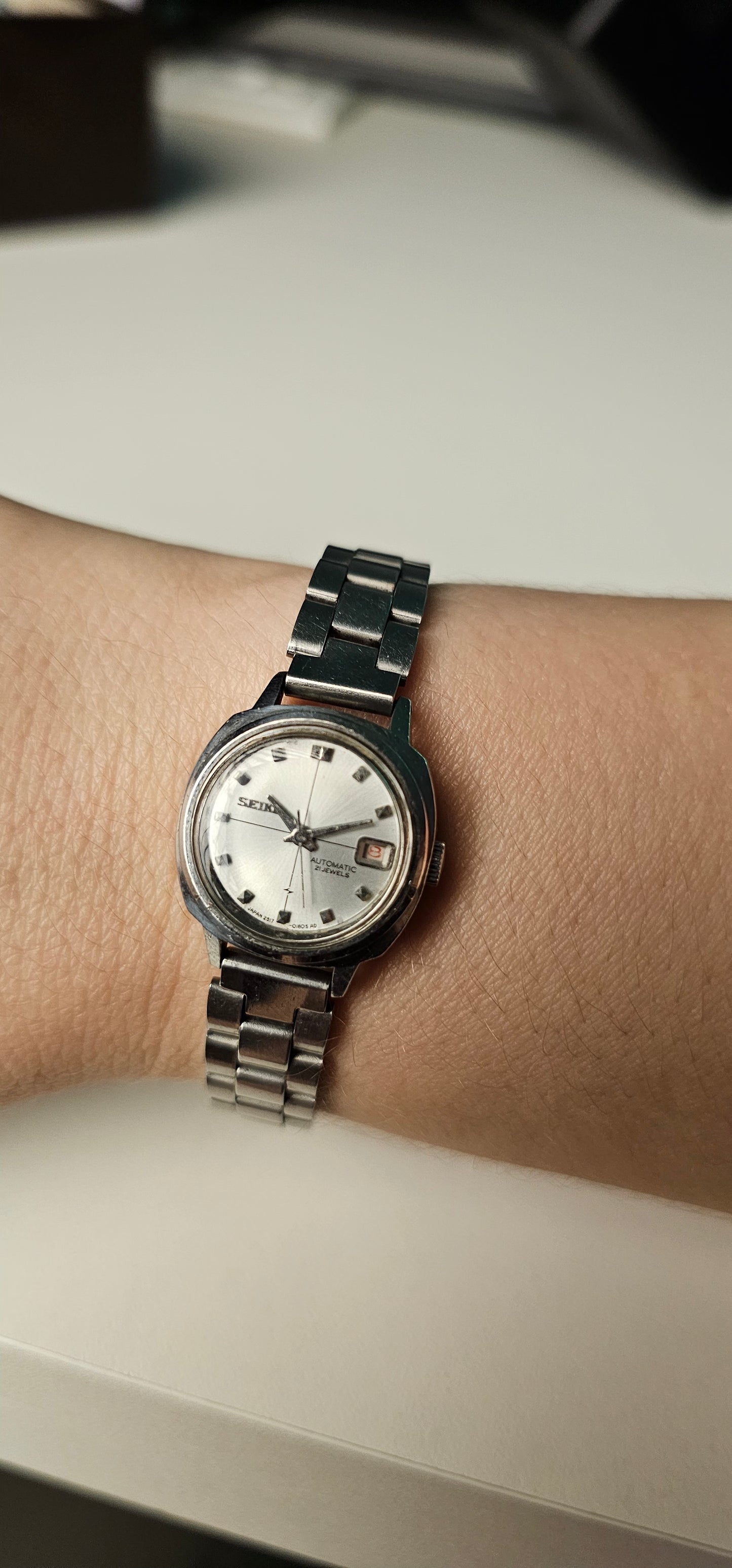 Lady Seiko – Silver Sunburst