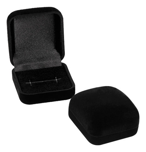 Caixa De Veludo Para Anel Pequena