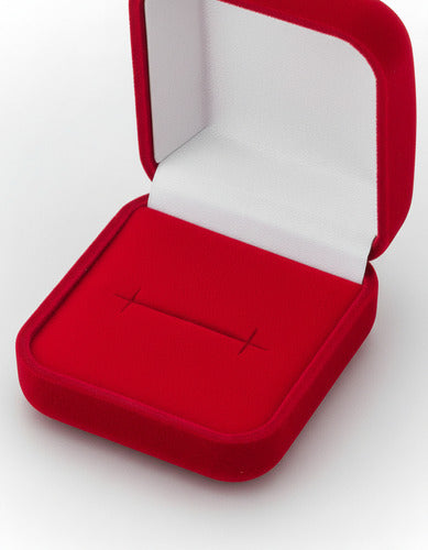 Caixa De Veludo Para Anel Pequena