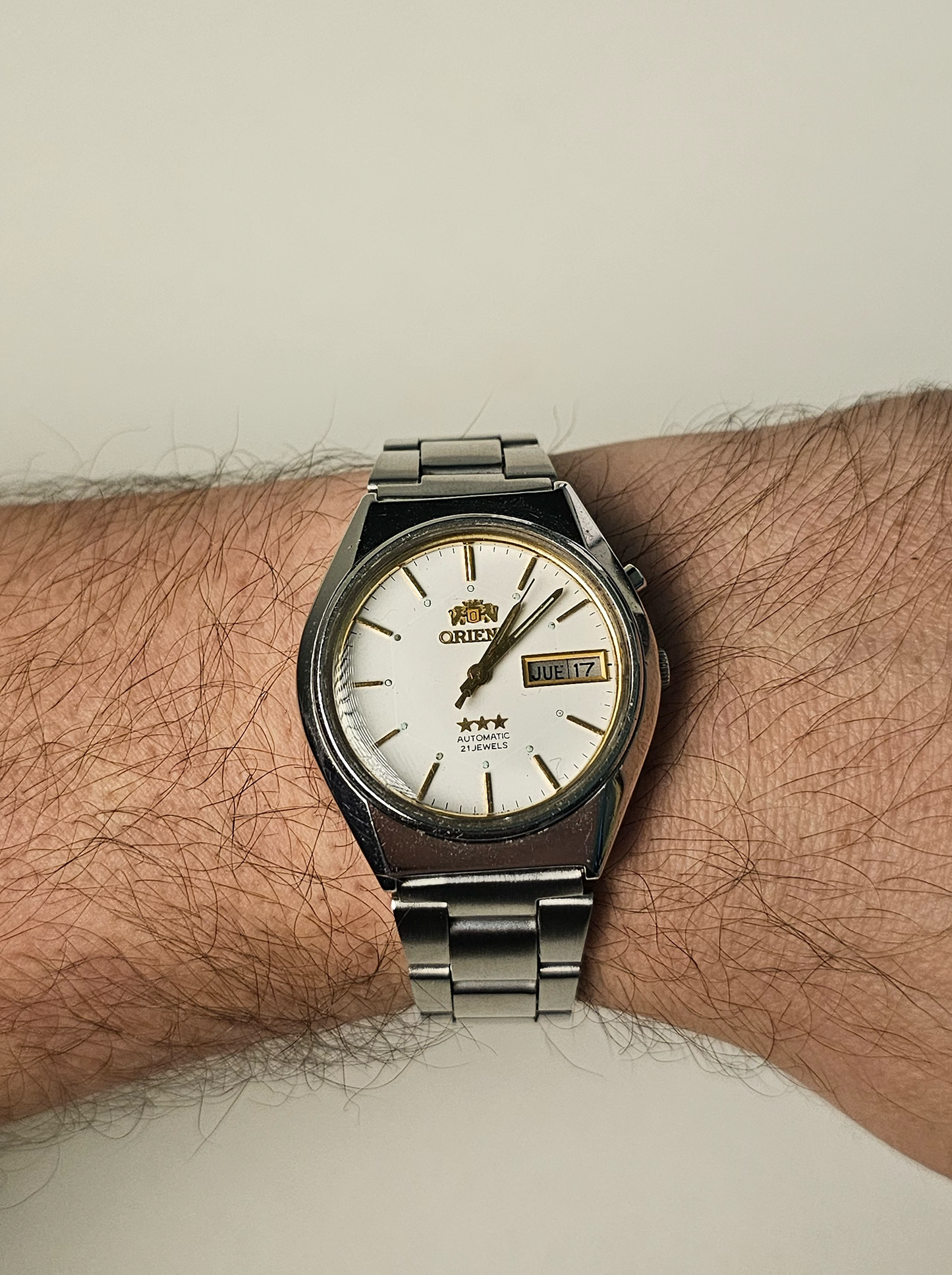 Orient 3 Stars - Classic White