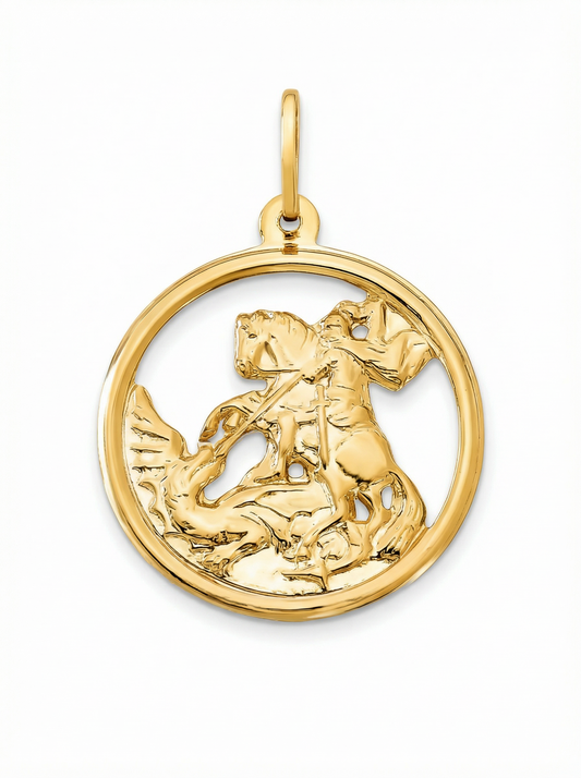 Pingente São Jorge Gold