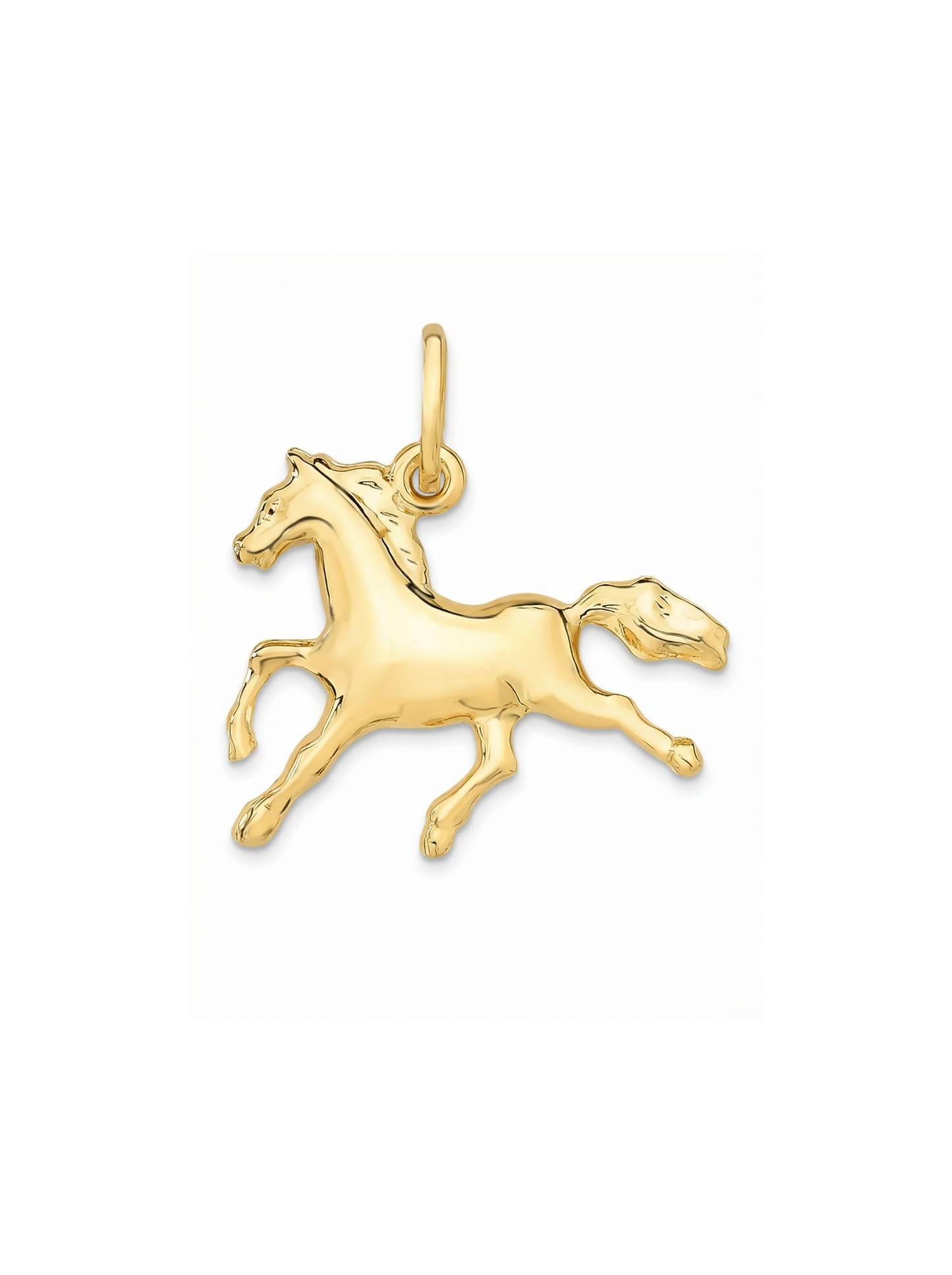 Pingente Horse Curves Gold