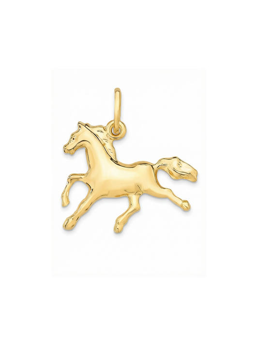 Pingente Horse Curves Gold
