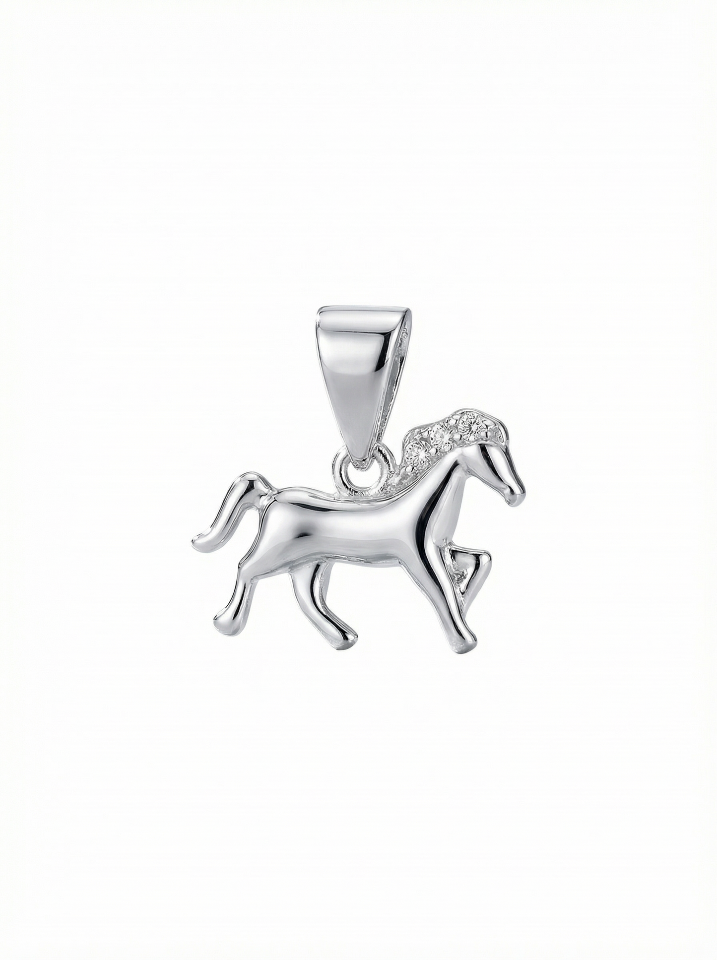Pingente Mini Horse com Zircônias